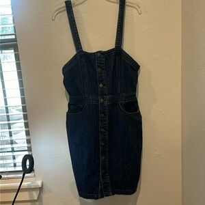 Universal Thread Dark Blue Denim Mini Dress